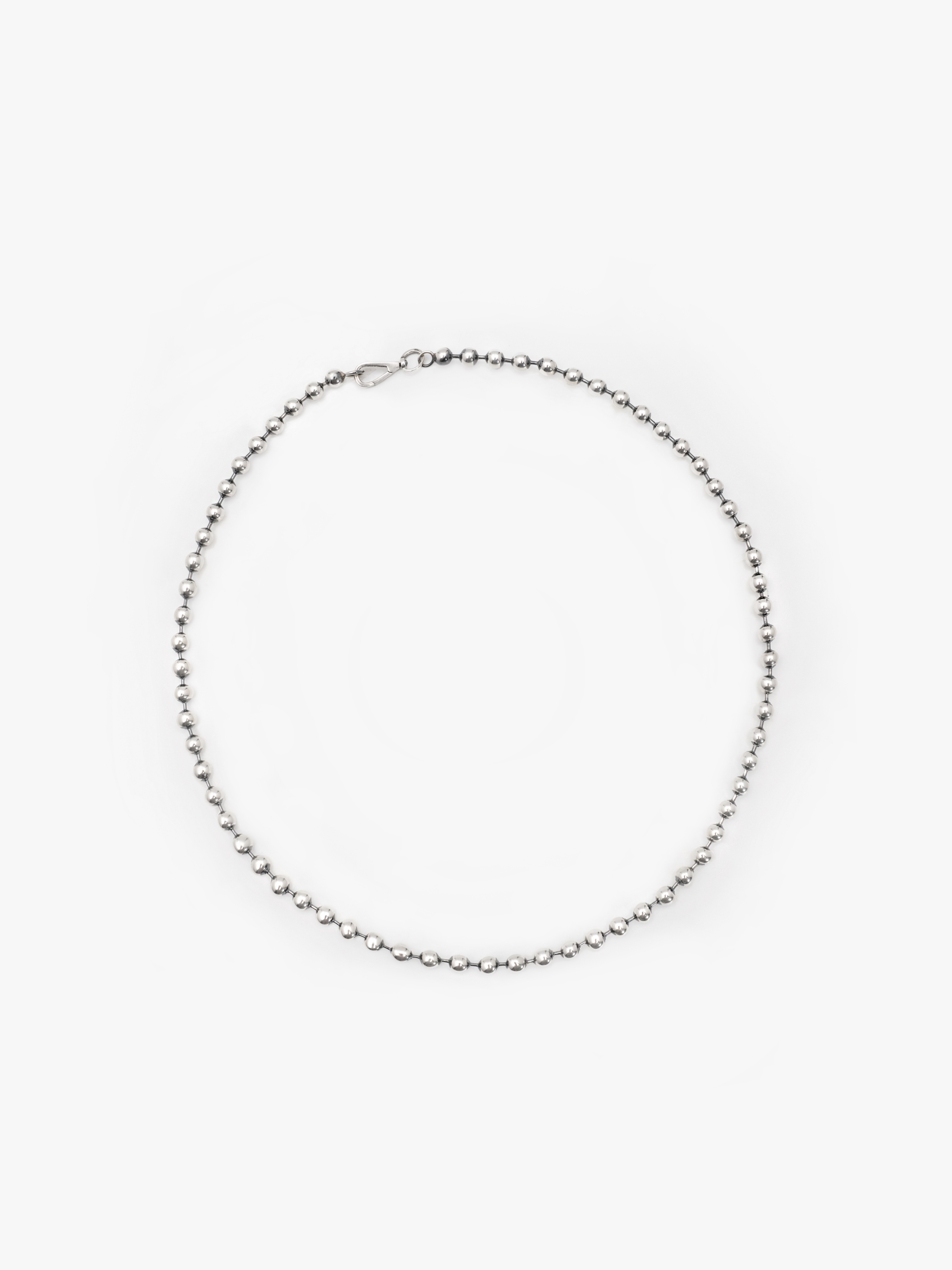 MODERN COATING NECKLACE / SILVER